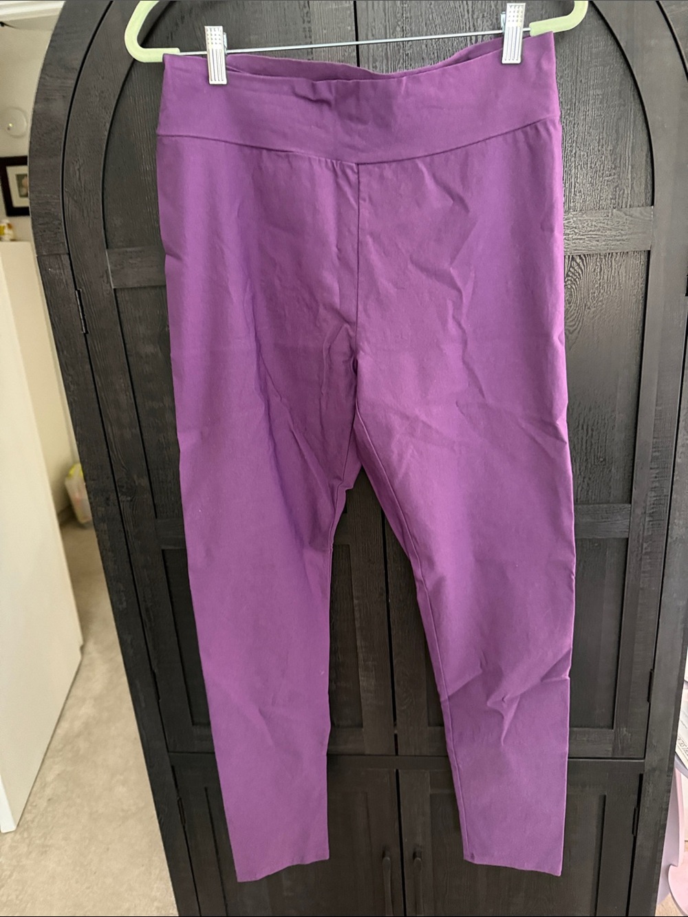 Agnes & Dora Purple stretch pants